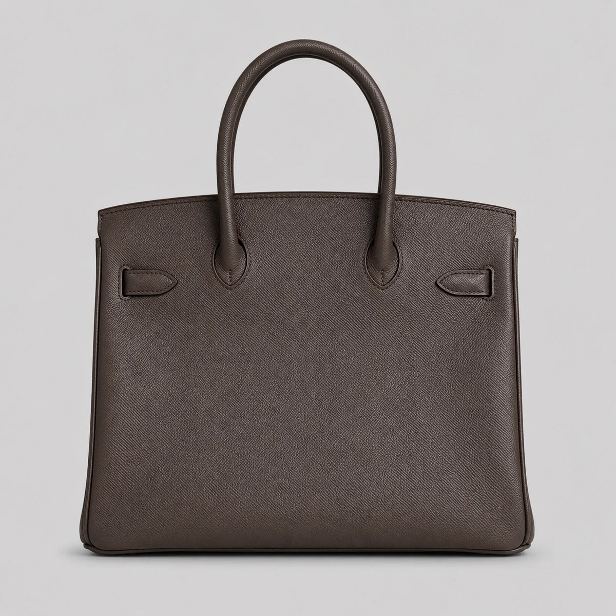 Hermès Birkin 30 Epsom Gris Gold — Rückansicht | Luren Authentisch