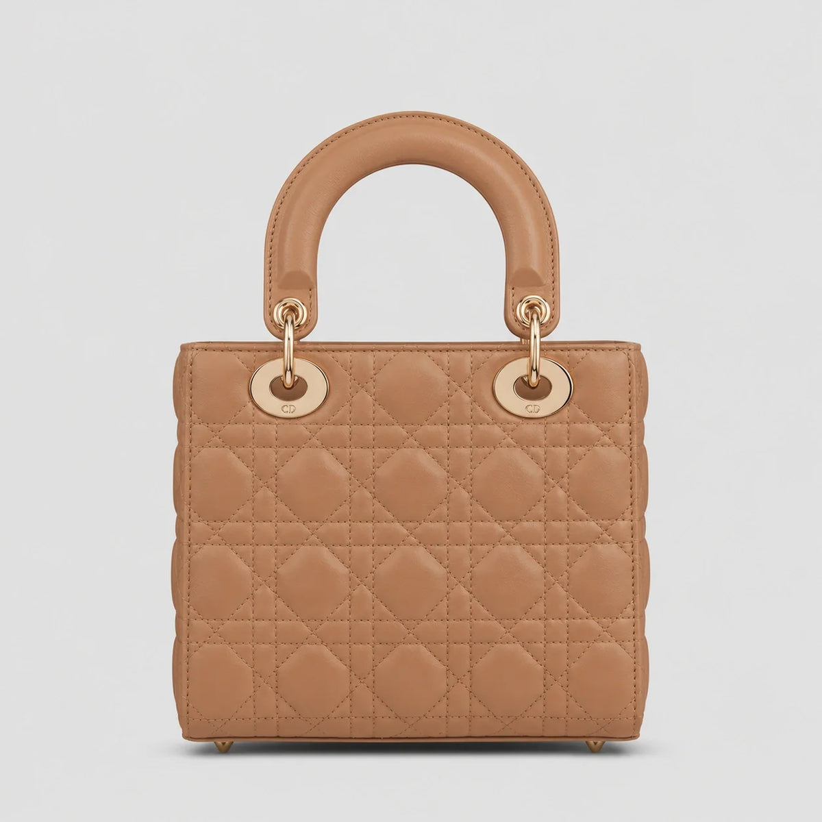 Lady Dior Cannage Lammleder Camel — Rückansicht | Luren Authentisch
