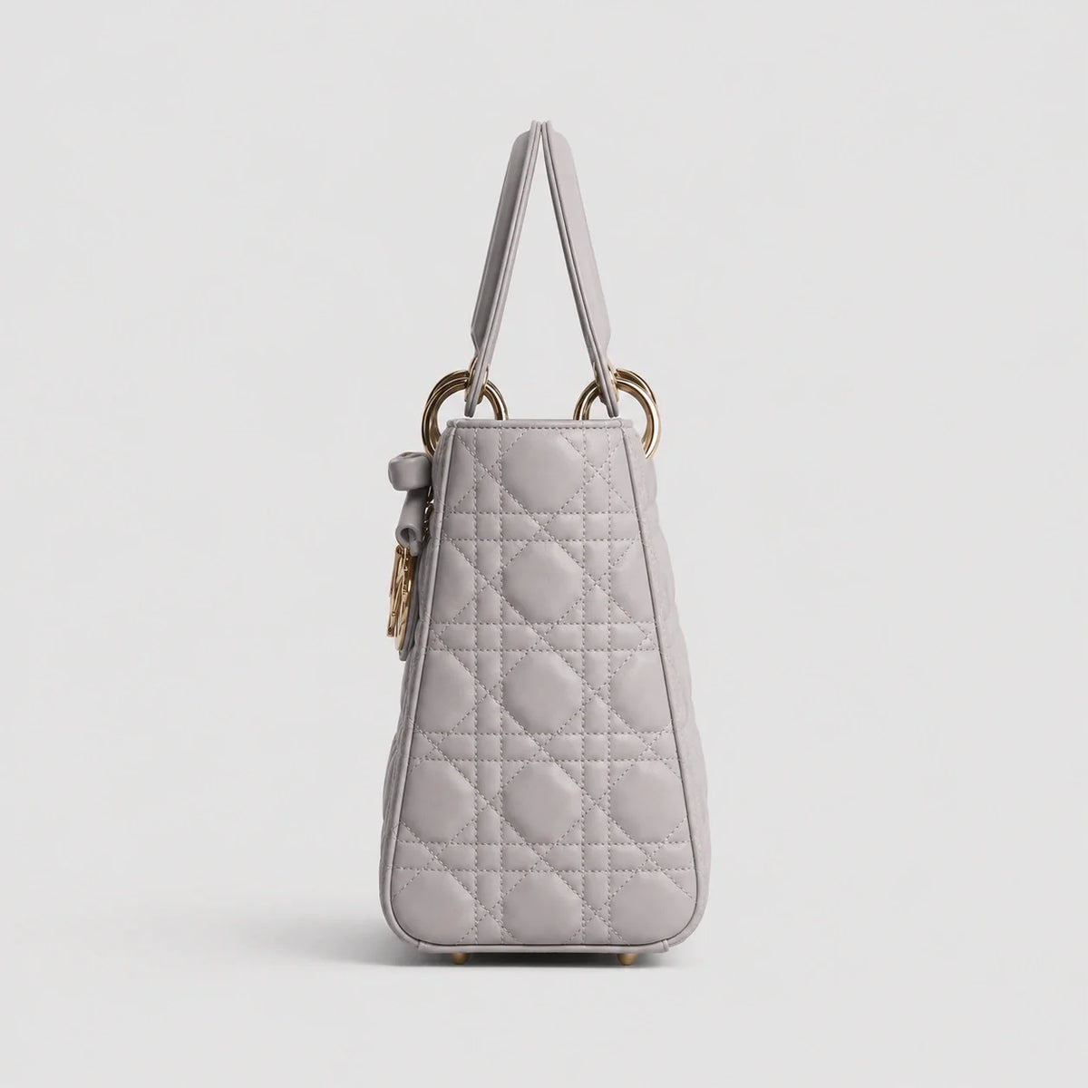 Lady Dior Cannage Lammleder Trianon Grau — Innenansicht | Luren Authentisch
